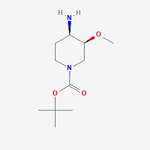 B151583 (3S,4R)-tert-Butyl 4-amino-3-methoxypiperidine-1-carboxylate CAS No. 1171125-92-0