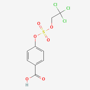 4-{[(2,2,2-Trichloroethoxy)sulfonyl]oxy}benzoic acid