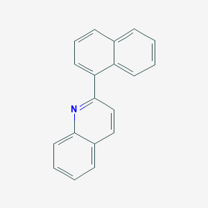 molecular formula C19H13N B15158362 2-(Naphthalen-1-yl)quinoline 