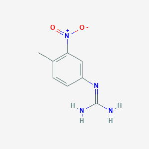 molecular formula C8H10N4O2 B15158392 N''-(4-Methyl-3-nitrophenyl)guanidine CAS No. 754214-00-1