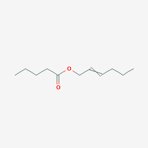 molecular formula C11H20O2 B15158438 Hex-2-en-1-yl pentanoate 