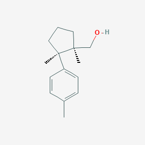 Cyclopentanemethanol, 1,2-dimethyl-2-(4-methylphenyl)-, (1R,2R)-