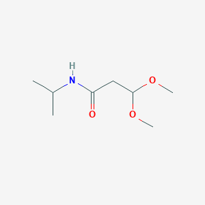 3,3-Dimethoxy-N-(propan-2-yl)propanamide