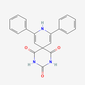 8,10-Diphenyl-2,4,9-triazaspiro[5.5]undeca-7,10-diene-1,3,5-trione