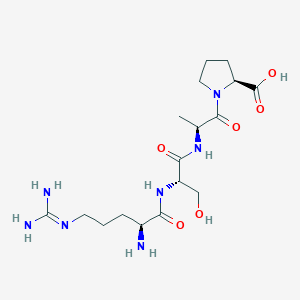 molecular formula C17H31N7O6 B15158618 N~5~-(Diaminomethylidene)-L-ornithyl-L-seryl-L-alanyl-L-proline CAS No. 798540-21-3