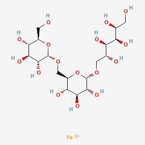 molecular formula C18H34FeO16+3 B1515865 右旋糖酐铁 CAS No. 1345510-43-1