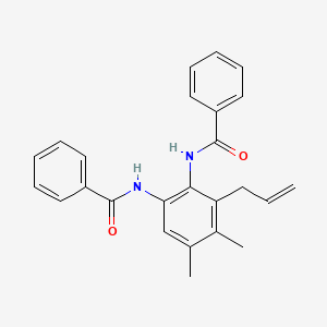 N,N'-[4,5-Dimethyl-3-(prop-2-en-1-yl)-1,2-phenylene]dibenzamide