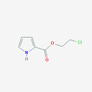 molecular formula C7H8ClNO2 B15158671 2-Chloroethyl 1H-pyrrole-2-carboxylate CAS No. 668987-24-4