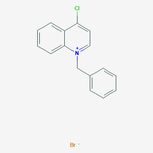 molecular formula C16H13BrClN B15158684 1-Benzyl-4-chloroquinolin-1-ium bromide CAS No. 845883-53-6