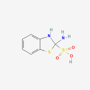 2-Amino-2,3-dihydro-1,3-benzothiazole-2-sulfonic acid