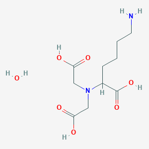 molecular formula C10H20N2O7 B15158726 Nalpha,Nalpha-Bis(carboxymethyl)-L-lysine hydrate 