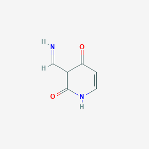 molecular formula C6H6N2O2 B15158729 3-(Iminomethyl)pyridine-2,4(1H,3H)-dione CAS No. 652995-62-5