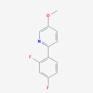 2-(2,4-Difluorophenyl)-5-methoxypyridine