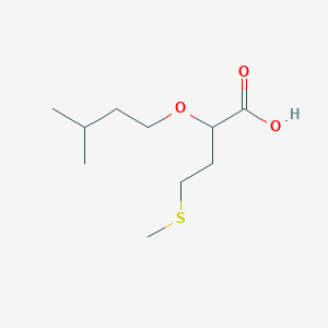 2-(3-Methylbutoxy)-4-(methylsulfanyl)butanoic acid