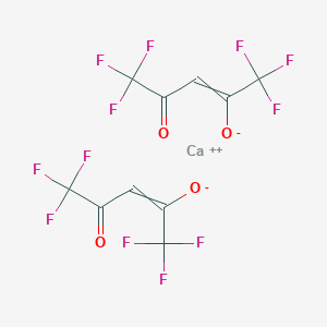 molecular formula C10H2CaF12O4 B15158805 Calcium 1,1,1,5,5,5-hexafluoro-4-oxo-2-penten-2-olate 