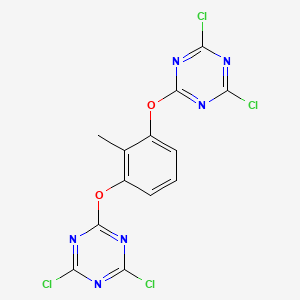 2,2'-[(2-Methyl-1,3-phenylene)bis(oxy)]bis(4,6-dichloro-1,3,5-triazine)