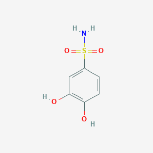 molecular formula C6H7NO4S B15158861 3,4-Dihydroxybenzenesulfonamide CAS No. 692757-03-2