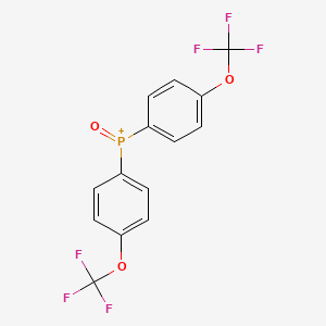 Oxobis[4-(trifluoromethoxy)phenyl]phosphanium