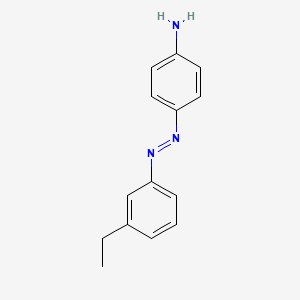 4-[(Z)-(3-Ethylphenyl)diazenyl]aniline