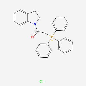 molecular formula C28H25ClNOP B1515892 [2-(2,3-dihydro-1H-indol-1-yl)-2-oxoethyl](triphenyl)phosphonium chloride 