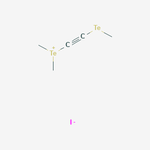 molecular formula C5H9ITe2 B15158930 Dimethyl[(methyltellanyl)ethynyl]tellanium iodide CAS No. 678965-75-8