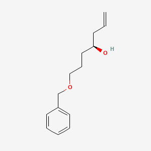 1-Hepten-4-ol, 7-(phenylmethoxy)-, (4S)-