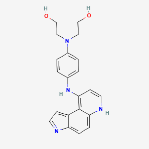 2,2'-({4-[(3H-Pyrrolo[3,2-f]quinolin-9-yl)amino]phenyl}azanediyl)di(ethan-1-ol)