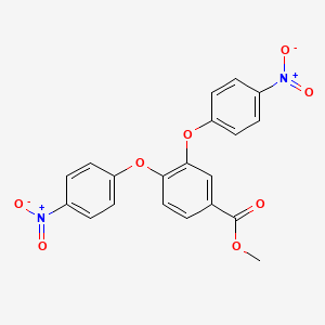 molecular formula C20H14N2O8 B15159024 Methyl 3,4-bis(4-nitrophenoxy)benzoate CAS No. 817623-20-4