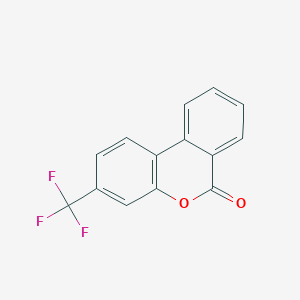 molecular formula C14H7F3O2 B15159054 3-(Trifluoromethyl)-6H-benzo[c]chromen-6-one 