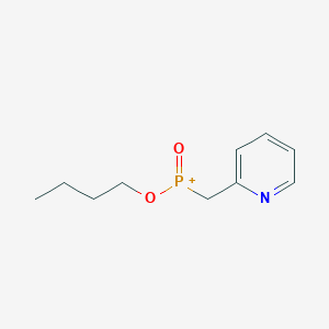 molecular formula C10H15NO2P+ B15159083 Phosphinic acid, (2-pyridinylmethyl)-, butyl ester CAS No. 821009-76-1