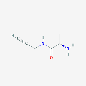 molecular formula C6H10N2O B15159089 N-Prop-2-yn-1-yl-L-alaninamide CAS No. 674778-56-4