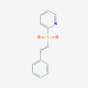 molecular formula C13H11NO2S B15159112 2-(2-Phenylethenesulfonyl)pyridine CAS No. 870082-57-8