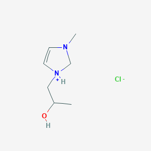 1-(2-Hydroxypropyl)-3-methyl-2,3-dihydro-1H-imidazol-1-ium chloride