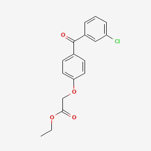 Ethyl [4-(3-chlorobenzoyl)phenoxy]acetate