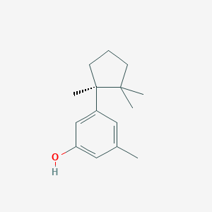 molecular formula C15H22O B15159183 3-methyl-5-[(1S)-1,2,2-trimethylcyclopentyl]phenol CAS No. 651769-75-4