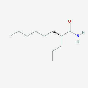 molecular formula C11H23NO B15159202 (2R)-2-propyloctanamide CAS No. 807362-94-3