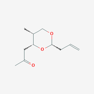 2-Propanone, 1-[(2S,4R,5R)-5-methyl-2-(2-propenyl)-1,3-dioxan-4-yl]-