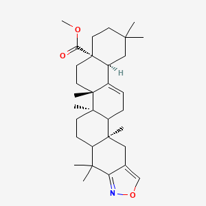 molecular formula C32H47NO3 B1515928 Olean-12-eno[3,2-c]isoxazol-28-oic acid methyl ester 
