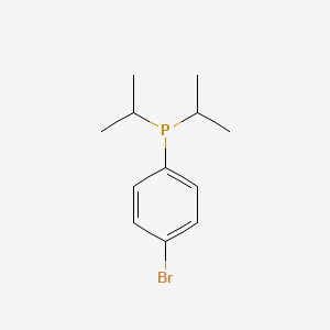 molecular formula C12H18BrP B15159284 (4-Bromophenyl)di(propan-2-yl)phosphane CAS No. 651330-03-9