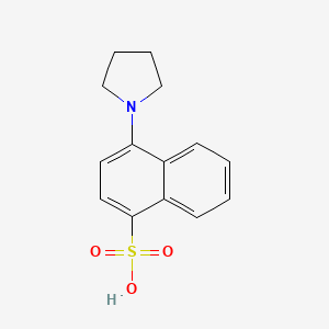 1-Naphthalenesulfonic acid, 4-(1-pyrrolidinyl)-