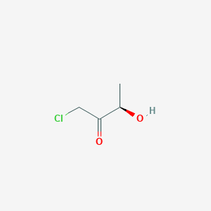 molecular formula C4H7ClO2 B15159297 2-Butanone, 1-chloro-3-hydroxy-, (3R)- CAS No. 658076-40-5