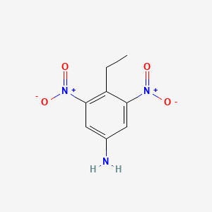 molecular formula C8H9N3O4 B15159322 4-Ethyl-3,5-dinitroaniline CAS No. 702642-25-9