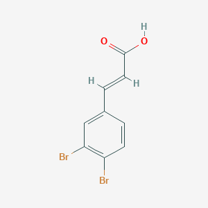 molecular formula C9H6Br2O2 B1515934 (2E)-3-(3,4-dibromo-phenyl)-acrylic acid 