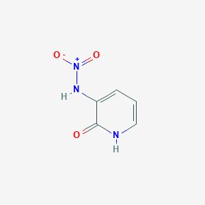 molecular formula C5H5N3O3 B15159356 N-(2-Oxo-1,2-dihydropyridin-3-yl)nitramide CAS No. 142010-52-4