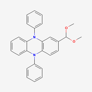 2-(Dimethoxymethyl)-5,10-diphenyl-5,10-dihydrophenazine