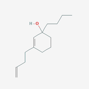 3-(But-3-en-1-yl)-1-butylcyclohex-2-en-1-ol