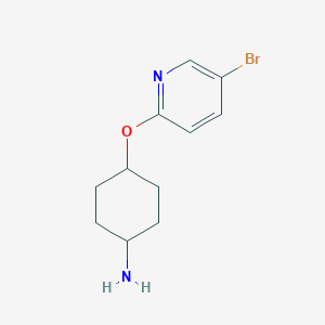 Trans-4-((5-bromopyridin-2-yl)oxy)cyclohexanamine