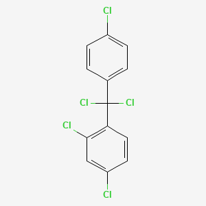 2,4-Dichloro-1-[dichloro(4-chlorophenyl)methyl]benzene