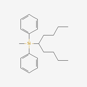 Silane, (1-butylpentyl)methyldiphenyl-