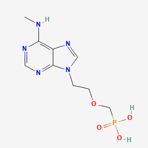 Phosphonic acid, [[2-[6-(methylamino)-9H-purin-9-yl]ethoxy]methyl]-